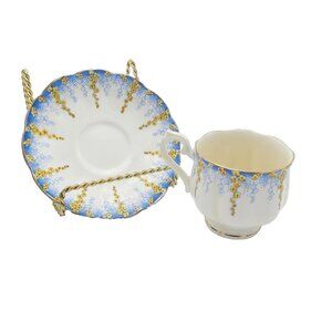 Royal Albert April Showers Tea Cup and Saucer Crown China England Reg No 769618